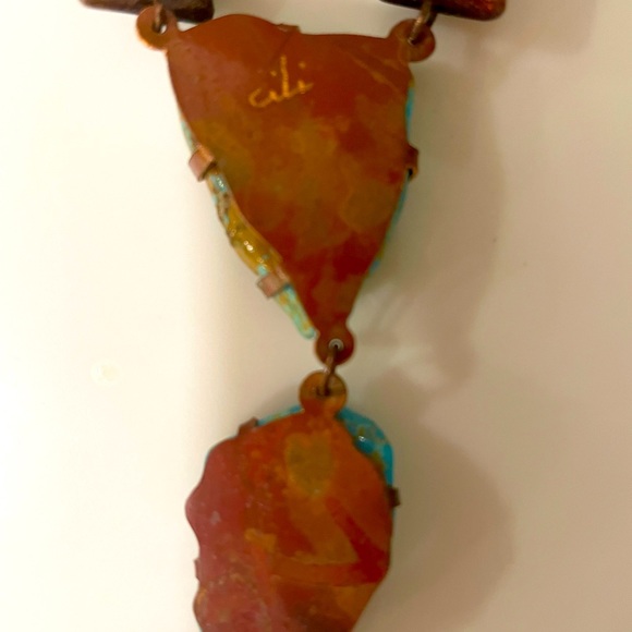 Handmade Turquoise Stone necklace - San Miguel de Allende, MX - Artisan - Cili - Picture 4 of 6